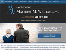 Tablet Screenshot of divorcelawyerdupage.com